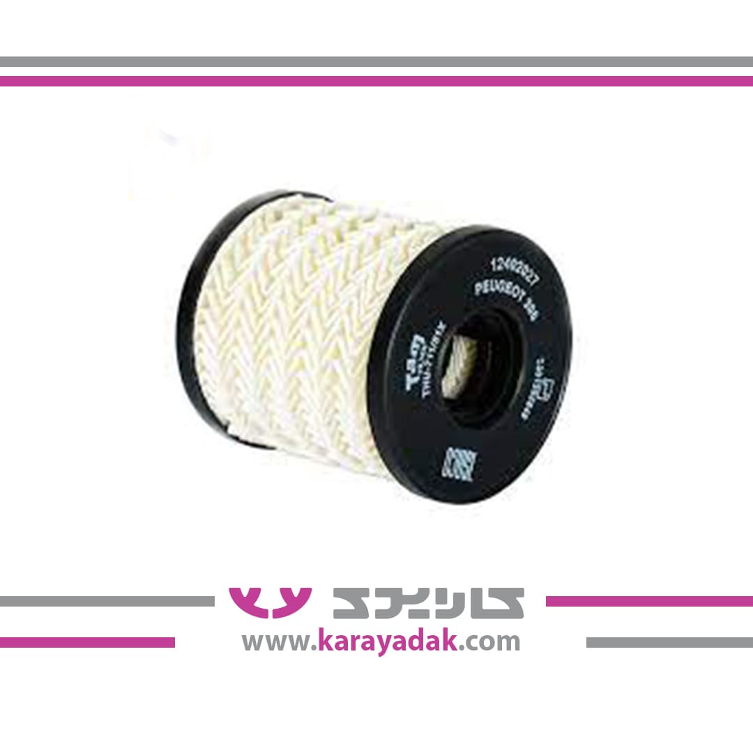 فیلترروغن پایه کوتاه با اورینگ موتور پژو 206 TU5-TU3 ایساکو 