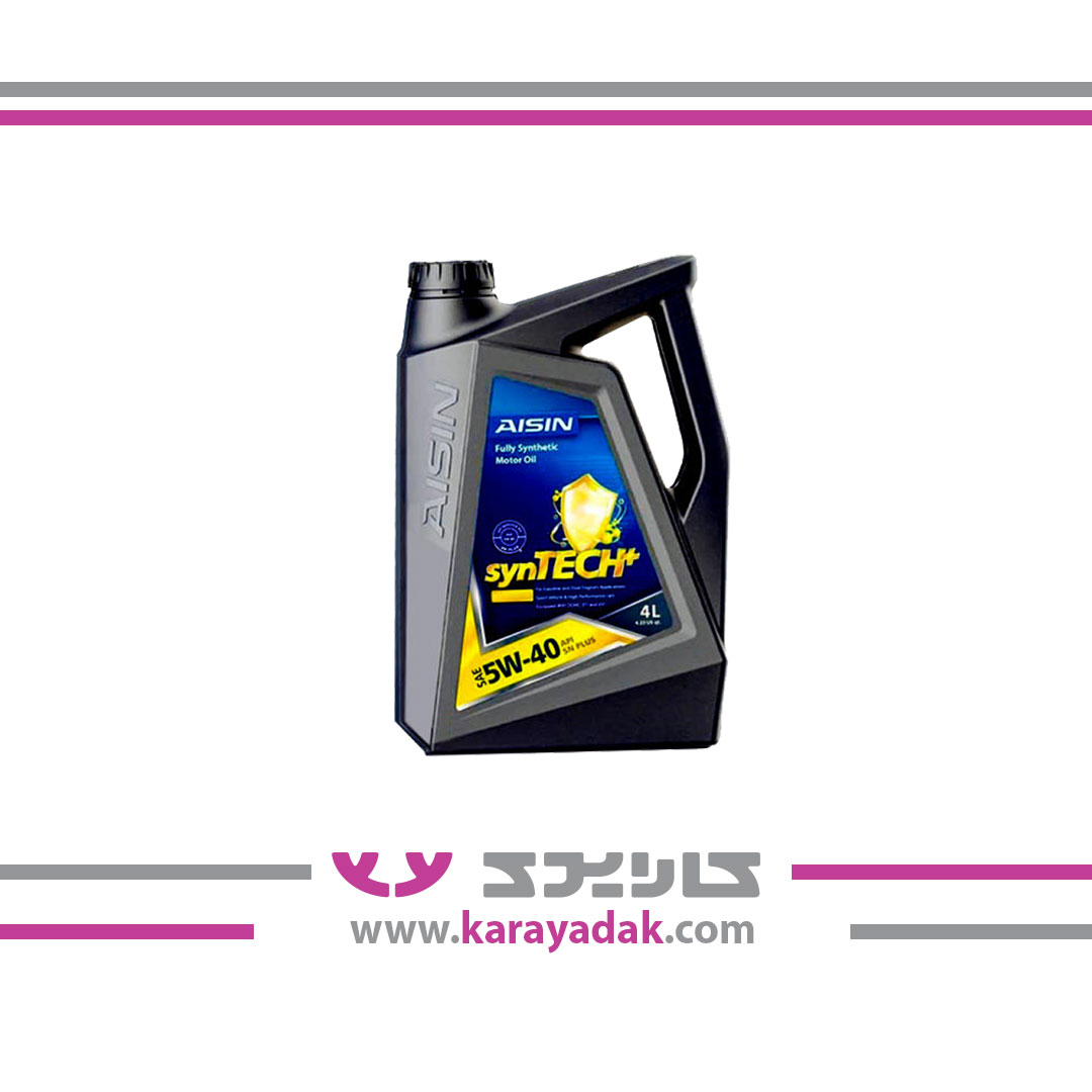روغن 5w40 آیسین 4لیتری SN