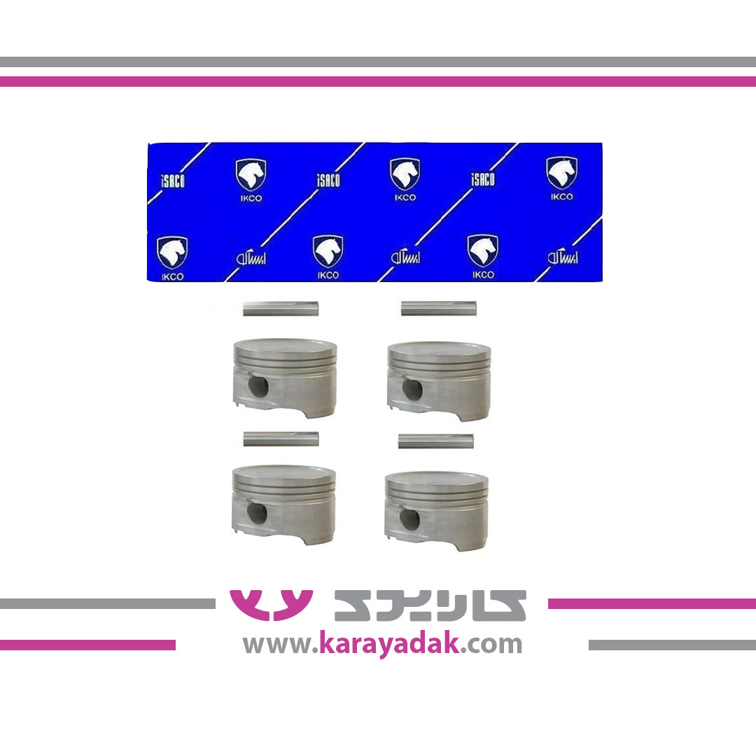 پیستون و گژنپین 206 تیپ 5 بدون رینگ ایساکو
