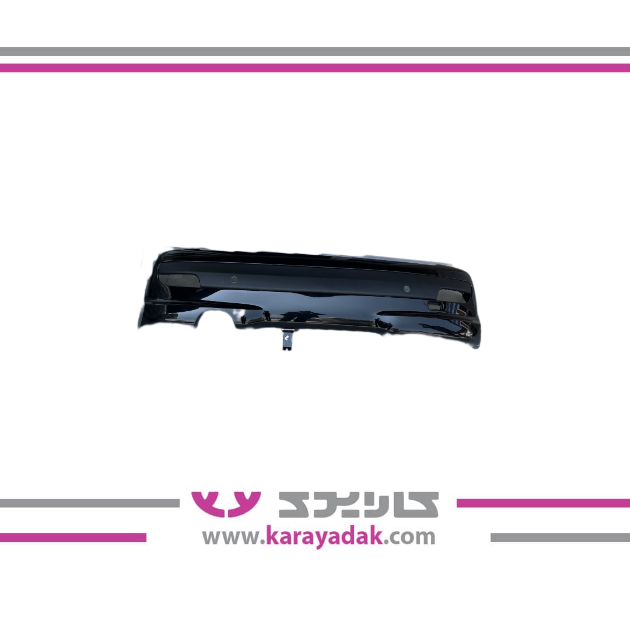 مجموعه سپر عقب پژو 207 - مشکی کروز 