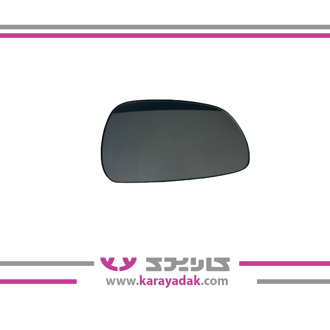 شیشه آینه جانبی چپ( دارای گرمکن)ایساکو 