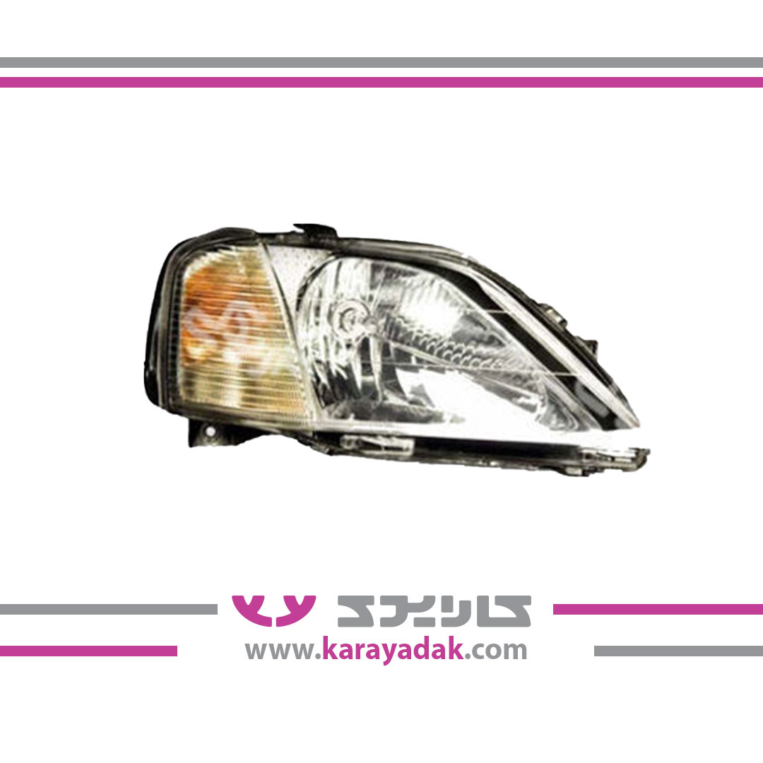 چراغ جلو راست باعملگر تنظیم نور بدون لامپ - تندر90 ایساکو 
