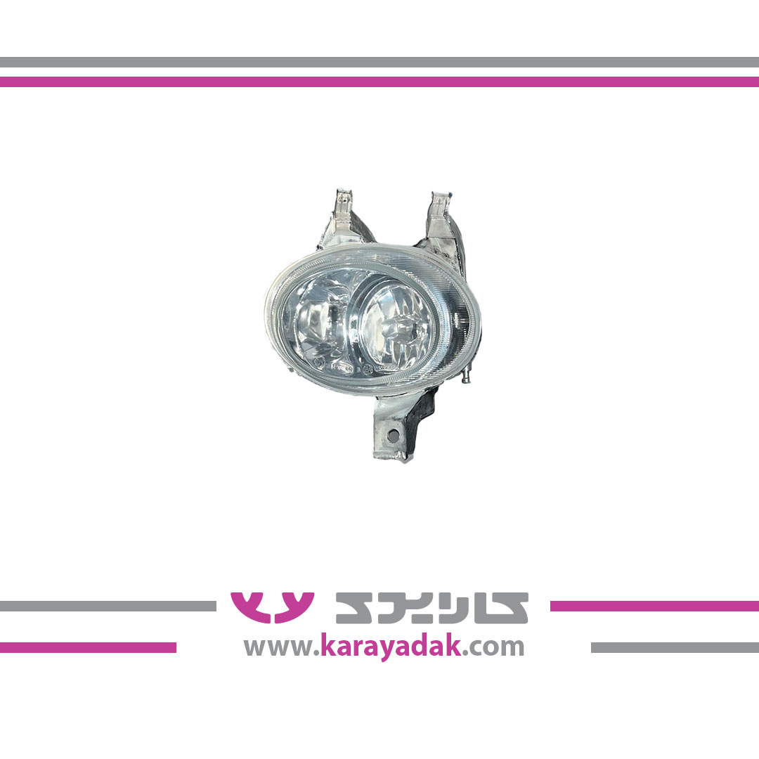 چراغ مه شکن جلو چپ 206 (بدون لامپ) ایساکو 