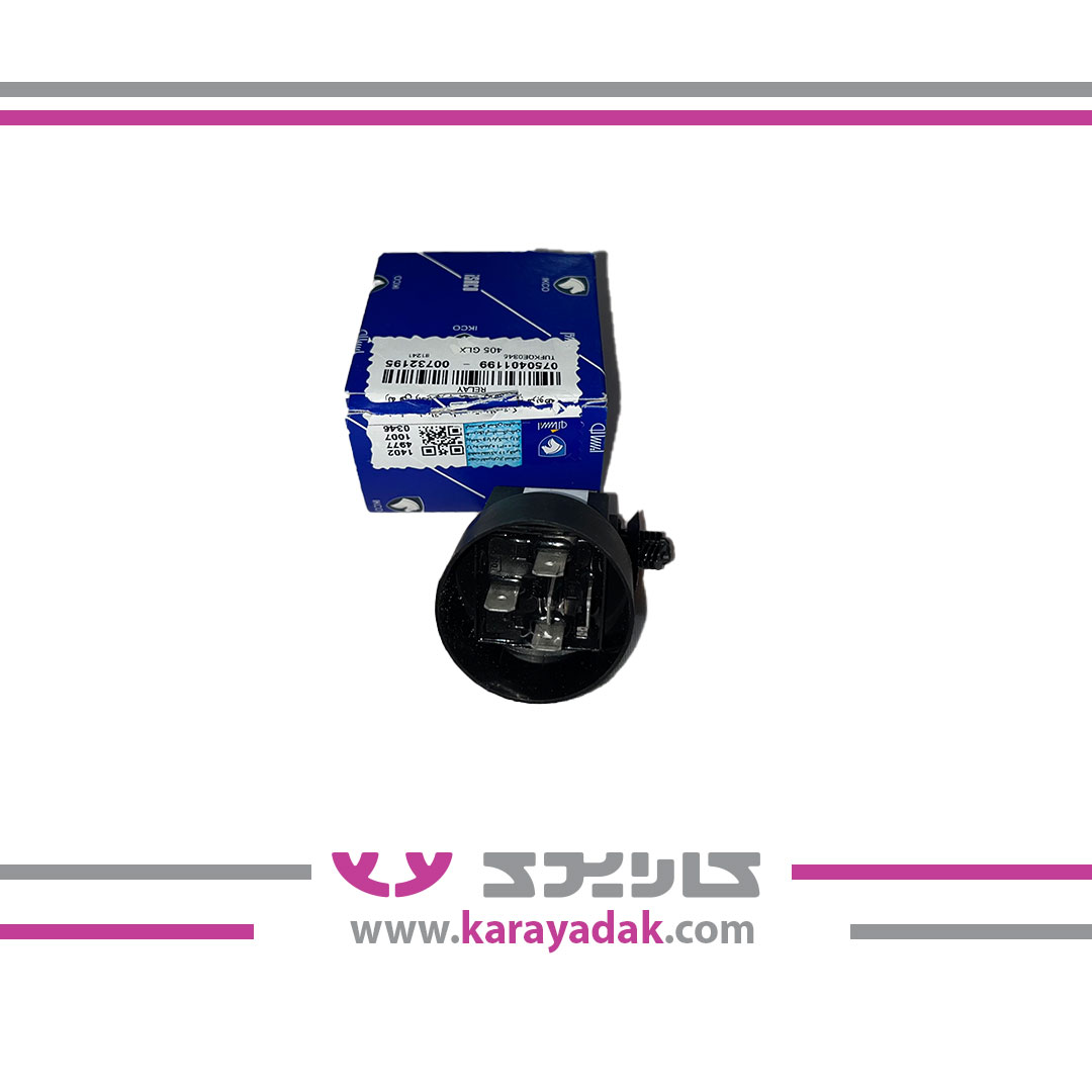 رله فن رادیاتور با بست پژو 405 ایساکو 