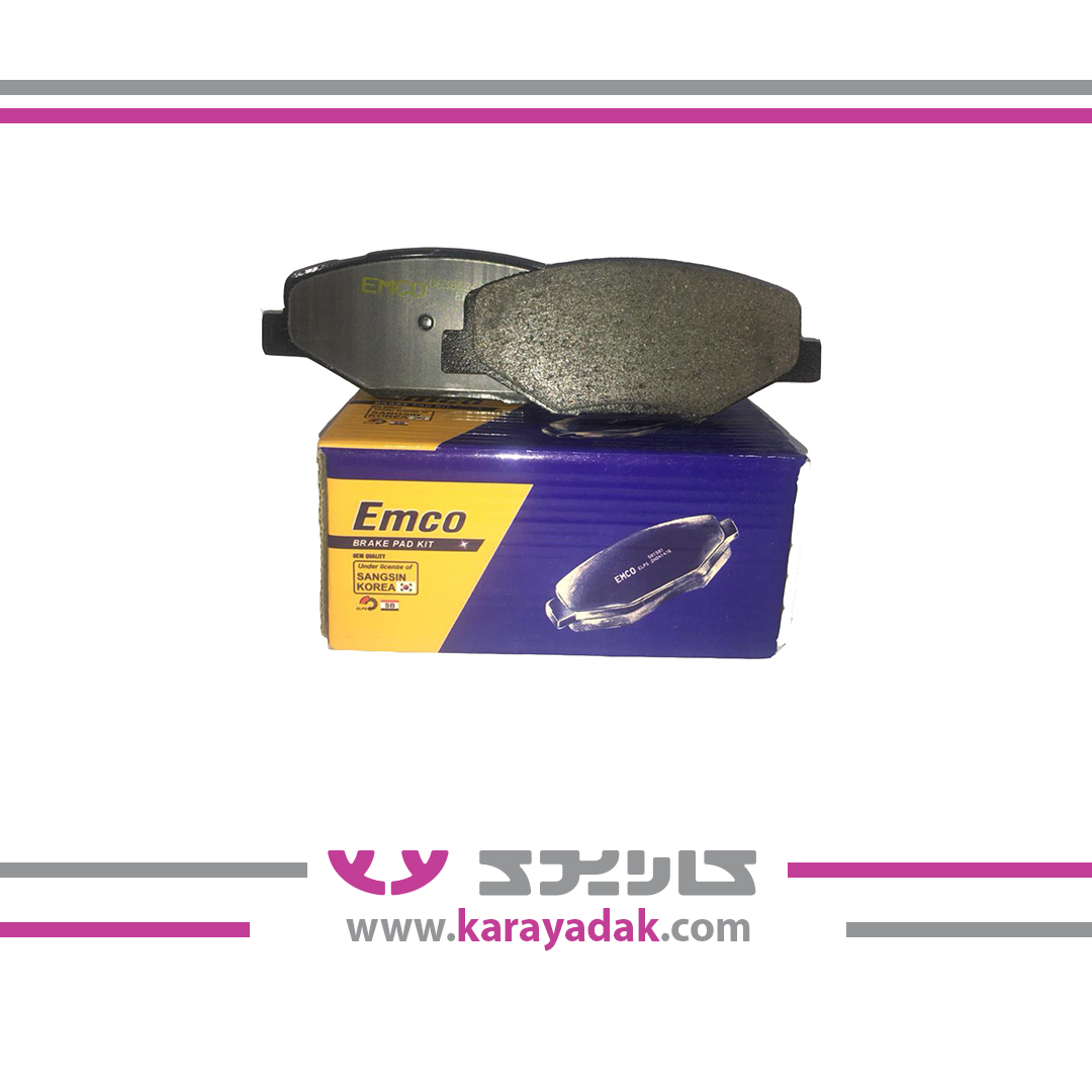 لنت ترمز چرخ جلو سمند و دنا  EF7 ماندو امکو